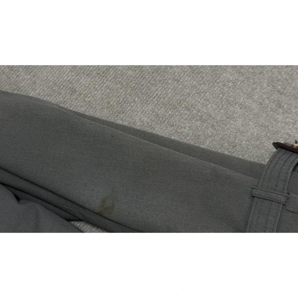 Vintage Bradley Jons Trench Coat Mens 40 Gray Belted Wool‎ Liner Rain Classic